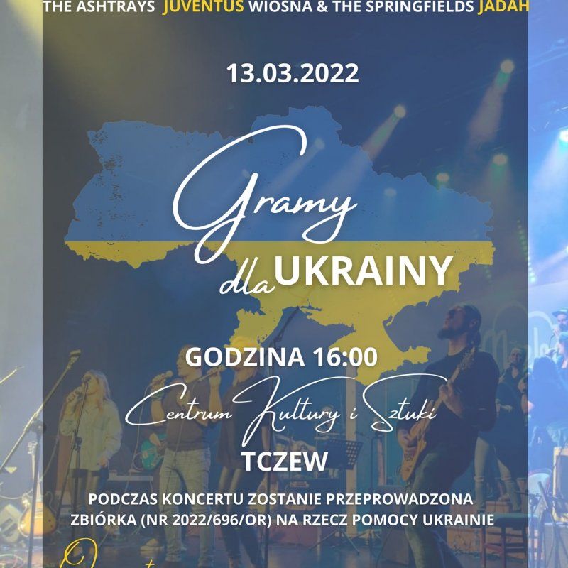 plakat Gramy dla Ukrainy