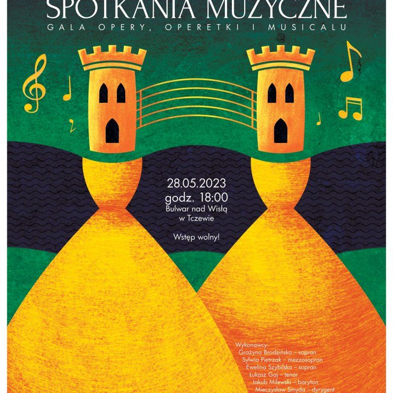 plakat Nadwiślańskich Spotkań Muzycznych