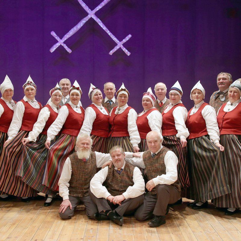 Zespołu Tańca Ludowego "Aizkrauklis” z Łotwy